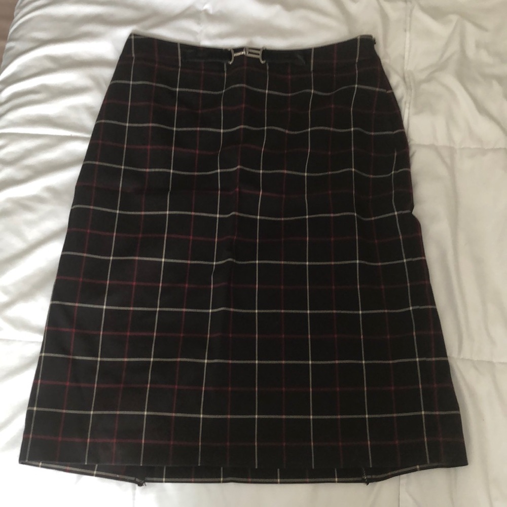 Ann Taylor plaid skirt